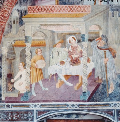 St. James Entering a House During a Meal, from the Story of St. James by Italian School
